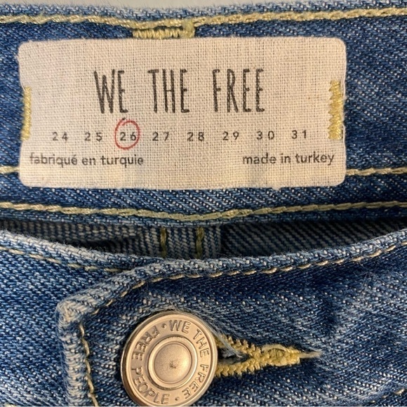 𝅺WE The Free Maggie Ripped Ankle Straight Leg Jeans - Picture 9 of 9